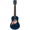 Flame Bling Blue Acoustic Guitar