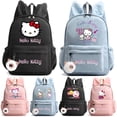 thumbnail image 2 of Sanrio-mochila escolar de Hello Kitty para estudiantes, ligero con morral Orejas de conejo, impermeable, regalo para niñas y niños, 2 of 4