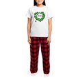 thumbnail image 4 of CafePress - The Luck Of The Irish Women's Light Pajamas - Women's Short Sleeve Print T-Shirt and Pants Light Cotton Pajama Set, 4 of 7