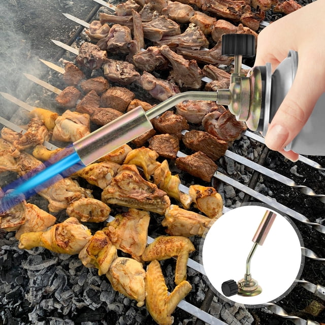DECORNIJIA Tête de Torche en Alliage pour Cuisson et Soudure à Flamme Portable en Métal