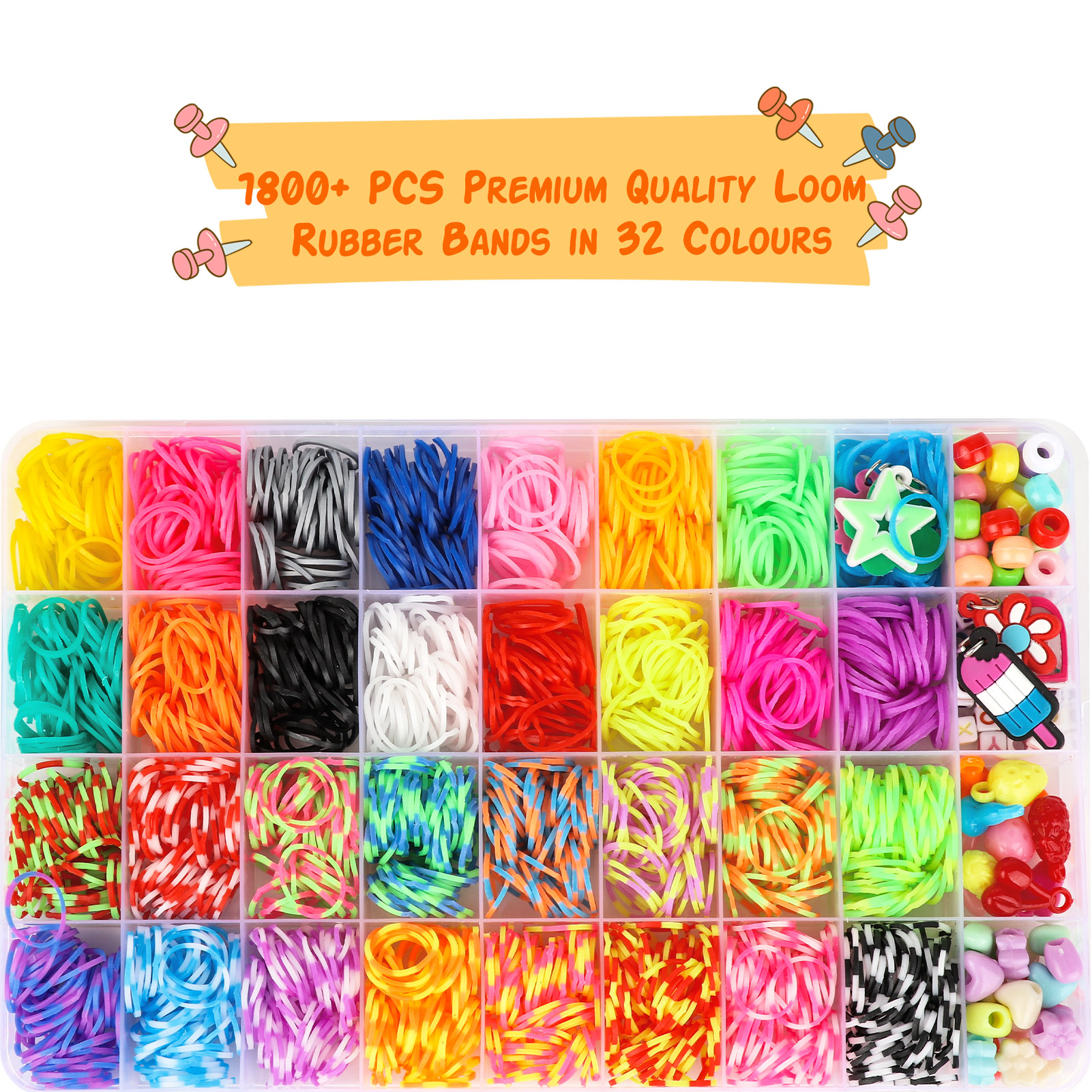 CandWuom Rainbow Band Loom Bracelet Making Kit photo 5