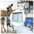 thumbnail image 4 of Yiaed Rabbit And Bird Print Men's Soft Cotton Boxer Shorts Breathable Boxers Underwear Moisture-Wicking Underwear Stretch Boxer Briefs for Man-Medium, 4 of 5