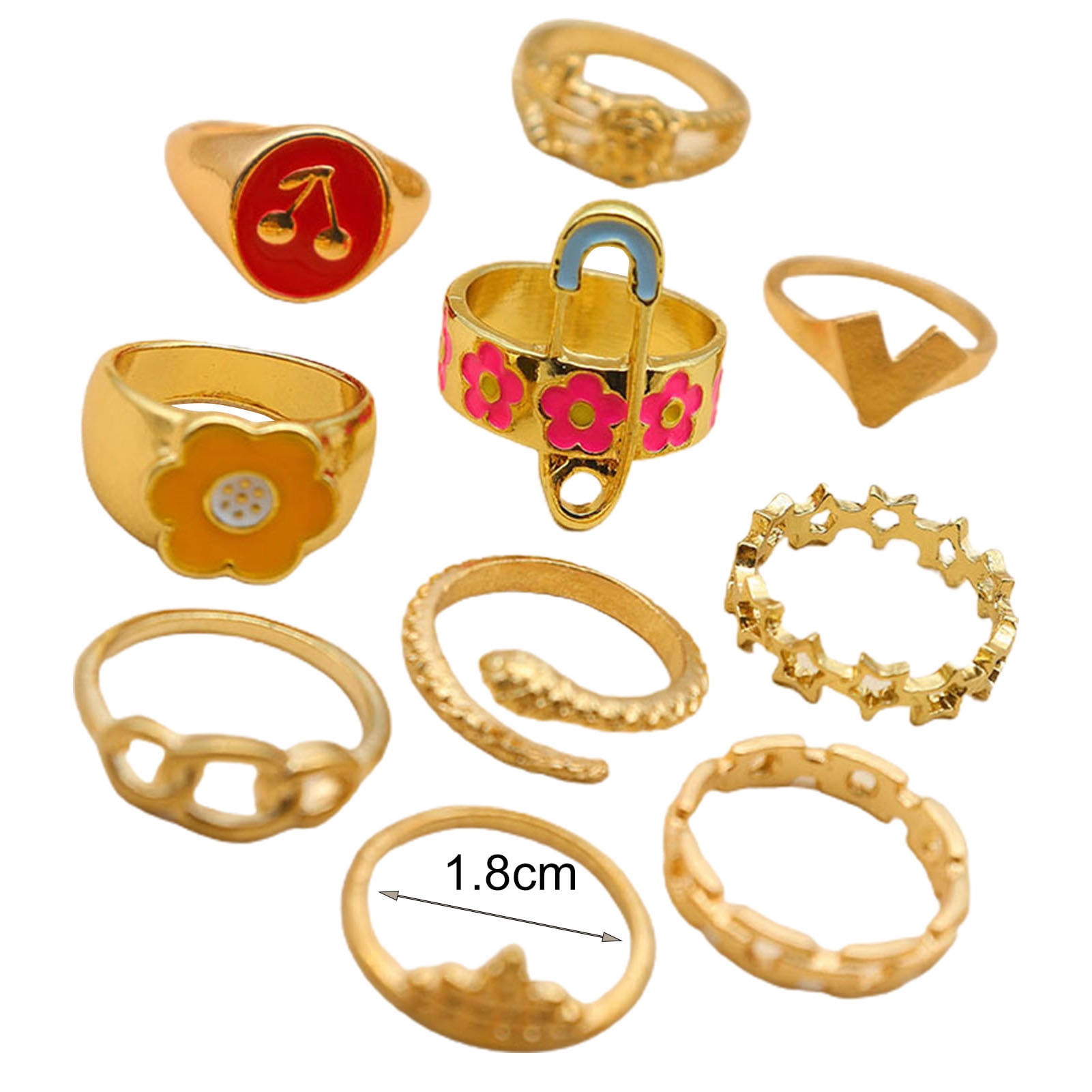 22k Plain Gold Ring JMC-2112-05316 – Jewelegance