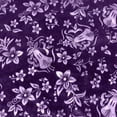 thumbnail image 4 of Elegant Winter Floral Velvet Maxi Skirt, Flared Hem, Soft Textured Fabric, Women's High Waist, Vintage A-Line, Party Skirt, 4 of 6