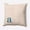 Autumn Blue, variant on Simply Daisy 18" x 18" Modern Monogram Indoor/Outdoor Polyester Throw Pillow, Cranberry