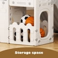 thumbnail image 6 of YUFU 9-in-1 Toddler Slide Set for Indoor and Outdoor Play for Age 1+, White Gray, 6 of 12