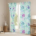 thumbnail image 2 of Erosebridal Ocean Mermaid Girls Blackout Curtains Set of 2 (52x84 Each), Cute Princess Window Curtains, 2 of 6