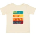 thumbnail image 3 of Inktastic Four Wheeling Eat Sleep off Road Repeat Boys or Girls Baby T-Shirt, 3 of 5