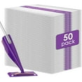 thumbnail image 1 of (50 Pack) Disposable Mop Pad Refills Compatible with Swiffer WetJet, Spray Cleaning Replacement Pads, Multi-Surface Mop Pad Refills for Floor Cleaning, 50 Pieces Spare Pack, 1 of 7