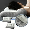 thumbnail image 3 of Ergonomic Deep Sleep Pillow - Cervical Support for Sleep Apnea, Orthopedic Neck Pain Relief, 3 of 10