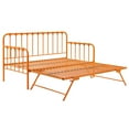 thumbnail image 2 of Weston Home Luca Metal Twin Daybed with Lift-up Trundle, Orange, 2 of 10