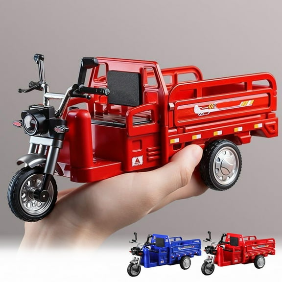 Viflosae Car Toys Kids Toys Kids Gift Christmas Gift for Kids Pull-Back Alloy Tricycle Toy with Sound And Light Multi-Functional Dump Truck for Kids