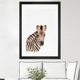 thumbnail image 2 of Giant Art 24x36 Baby Zebra Matted and Framed in Multi-Color, 2 of 3