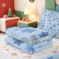 thumbnail image 5 of Manfei Cute Nutcracker Zipper Full Size Comforter Sets with Fitted Sheet and 2 Pillowcases,Western Xmas Festive Zipper Bedding Set,Xmas Reversible,4 Pieces, 5 of 7