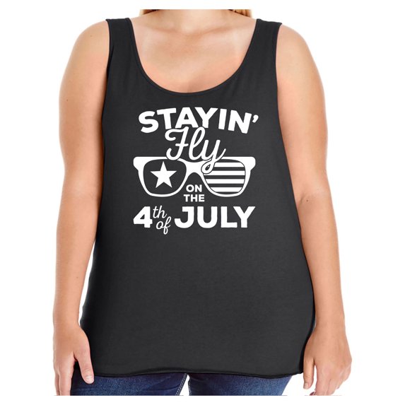 Staying Fly On The 4th Of July Womens Tank Top