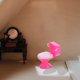 thumbnail image 4 of 3 baños en miniatura para casa de muñecas, muebles de baño, juguetes de baño, 4 of 7