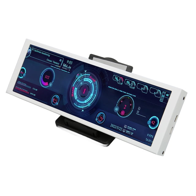 IPSUSB Mini Screen,7.9in PC Temp Monitor PC Temp Monitor PC Temperature Display Screen Cutting-Edge Features