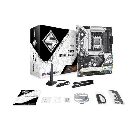 中古 マザーボード ASRock X670E Steel Legend AMD AM5ソケット Ryzen9000, 8000,7000シリーズに対応