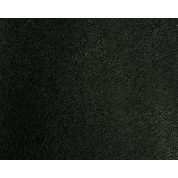 54" Black Leather-Like Upholstery Vinyl - Per Yard