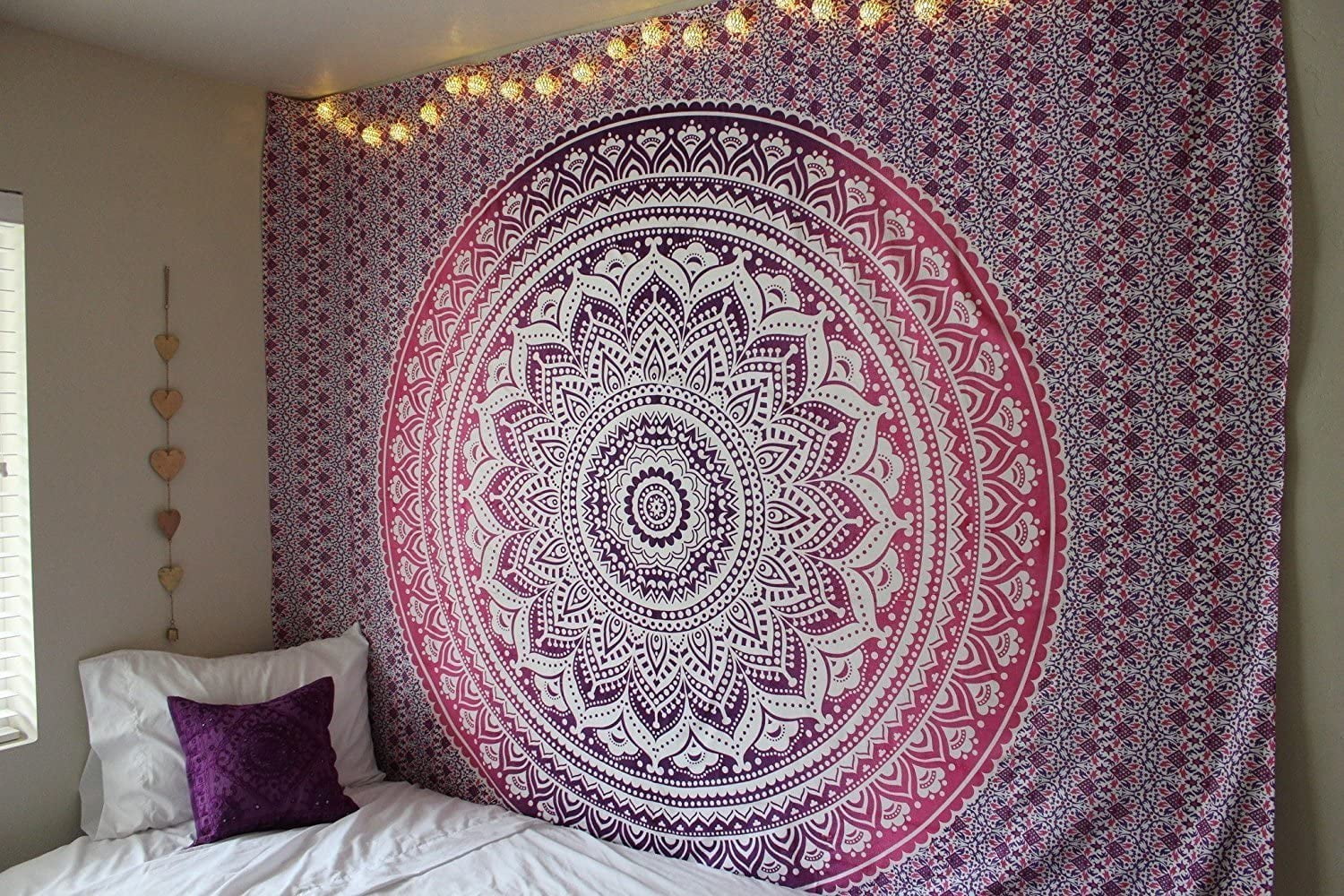 Details about   Indian Mandala Gold Ombre Bed Sheet Tapestry Wall Hanging Hippie Boho Bedding 