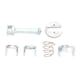 thumbnail image 4 of Kit de reparación de cilindro de cerradura de puerta, 7 piezas/juego Reparación de cilindro de puerta delantera izquierda/derecha para cerraduras de hardware de puerta Máxima comodidad, 4 of 9