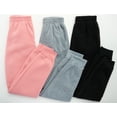 thumbnail image 4 of Coney Island Girls Sweatpants - 3 Pack Athletic Soft Fleece Jogger Sweatpants with Pockets (4-16), 4 of 6