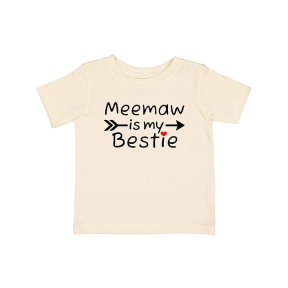 Inktastic Meemaw is My Bestie Boys or Girls Baby T-Shirt