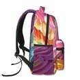 thumbnail image 3 of Rocae Rainbow Melting Ice Cream Print Lightweight Casual Backpack Travel Hiking Backpack Carry on Laptop Backpack, 3 of 5