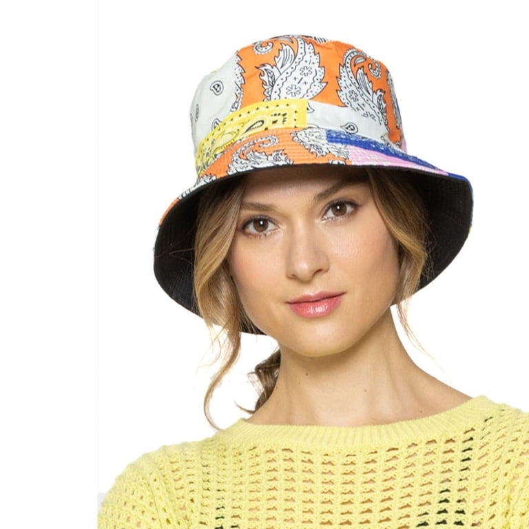 Empire Cove Paisley Bandana Reversible Bucket Hat Fisherman Cap