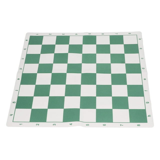 Roll Up Chess Board, PU Leather Rollable Chessboard Portable International Chessboard for Professional Club and Tournament Chess Boards, Chess Mat Board Games for Adults Kid