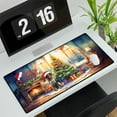 thumbnail image 3 of Merry Christmas German Shorthaired Pointer Santa Hat Xmas Tree Winter Holiday Desk Mat Full Keyboard Mouse Pad GSP Lover Dog Gift Large Mousepad - 01013, 3 of 5