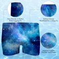 HomeDecorZone Starry Sky Blue Men's Boxer Swim Briefs Comfortable