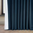 thumbnail image 5 of Half Price Drapes Signature Extra Wide Varsity Blue Velvet Hotel Blackout Curtains(1 Panel),100W X 120L, 5 of 6