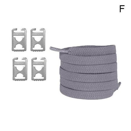 

Flat No Tie Lazy Shoe Laces No-tie Elastic Shoelaces With Buckles For Sneaker