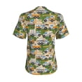 thumbnail image 3 of Uemuo Construction Machinery1 Printed Women's Classic V-Neck T-Shirt - Soft, Breathable, Moisture-Wicking, Perfect for Casual, Office, Travel, and Everyday Wear-3X-Large, 3 of 5