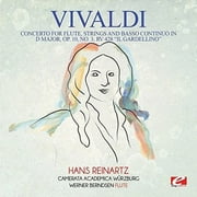 Vivaldi: Concerto for Flute, Strings and Basso Continuo in D Major,Op. 10, No. 3, RV 428 Il Gardellino (CD) (Remaster)