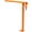 Orange, variant on 4 Inch Diamond Core Drill Bits, 1-1/4-7 Thread Core Bit for Cured Concrete with Rebar, Hard Masonry, Brick Block, Stucco, Stone, Mesh - Wet Drilling, Steel, Yellow