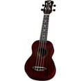thumbnail image 3 of Luna Vintage Mahogany Soprano Ukulele, Red Satin, 3 of 5