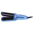 thumbnail image 2 of FYBTO Mini Fer à Friser Électrique Triple Barillet Outil de Coiffure (Bleu)-090502, 2 of 5