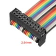 thumbnail image 3 of Unique Bargains IDC Rainbow Wire Flat Ribbon Cable 20P A-type FC/FC Connector 2.54mm Pitch 1m Length, 3 of 5
