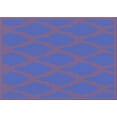 thumbnail image 1 of Ahgly Company Indoor Rectangle Patterned Light Slate Blue Area Rugs, 3' x 5', 1 of 6