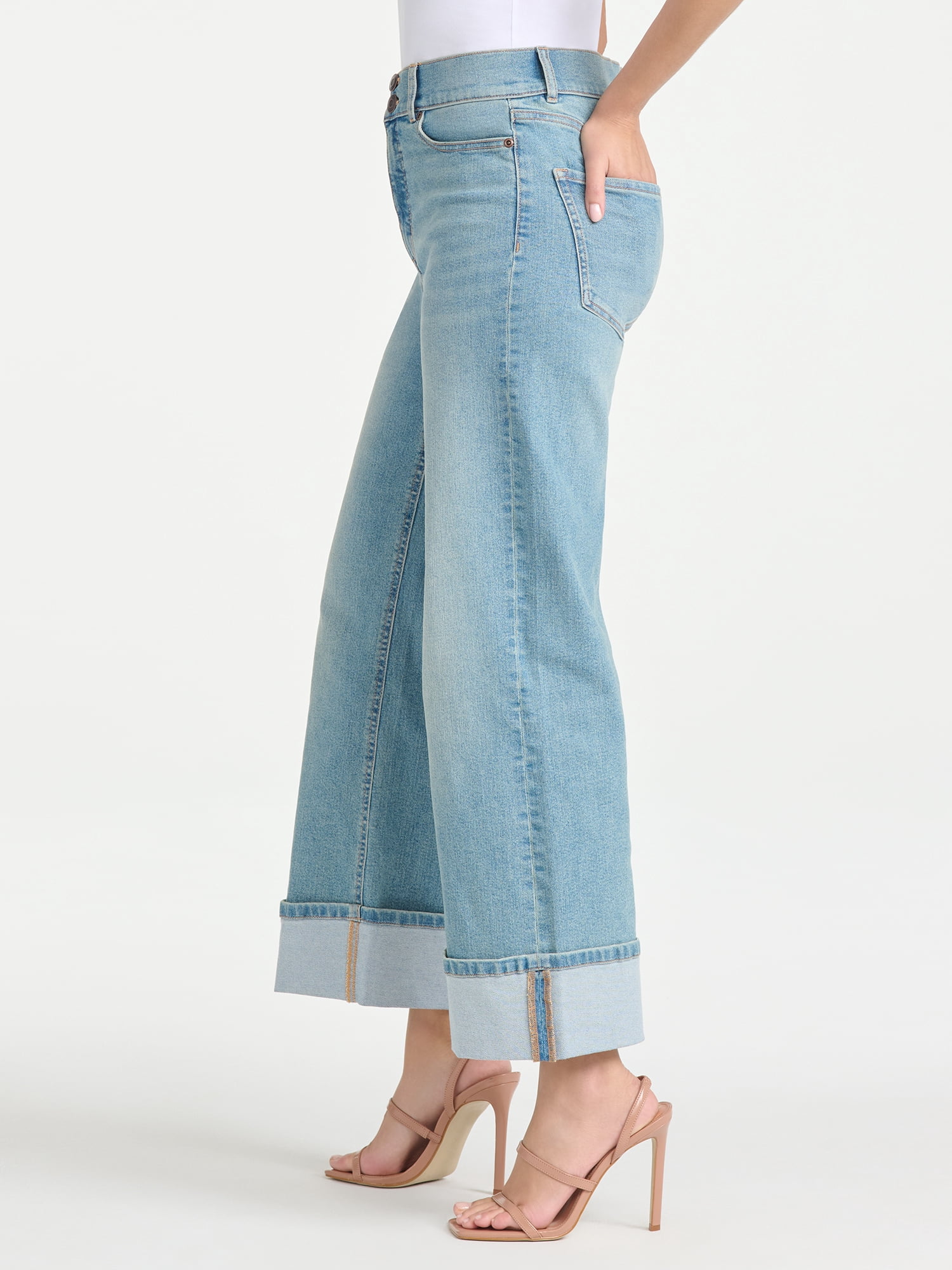 Sofia Vergara Women's Margot Wide Leg Crop, Sizes 0-20