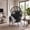 Gray, variant on Vitarpatio Freestanding Egg Chair with Cushion and Stand, Oversized Egg Lounge Chair Stationary Metal Wicker Basket Chair Modern Comfy Nest Chair, 550 Lbs Capacity, Beige