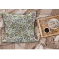 thumbnail image 2 of Paisley Fluffy Throw Pillow Cushion Cover, Traditional Persian Pickles Pattern Vintage Style Ornament, Decorative Square Accent Pillow Case, 24" x 24", Pale Brown Purple Green, by Ambesonne, 2 of 5