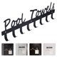 thumbnail image 3 of GOOHOCHY Perchero de pared de metal para entrada, para ropa, sombreros y toallas., 3 of 8