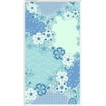 thumbnail image 5 of Chiffon Printed Mika Floral Fabric Sheer Dressmaking Chiffon Sewing Fabric (LILAC/BLUE, ByYard), 5 of 5