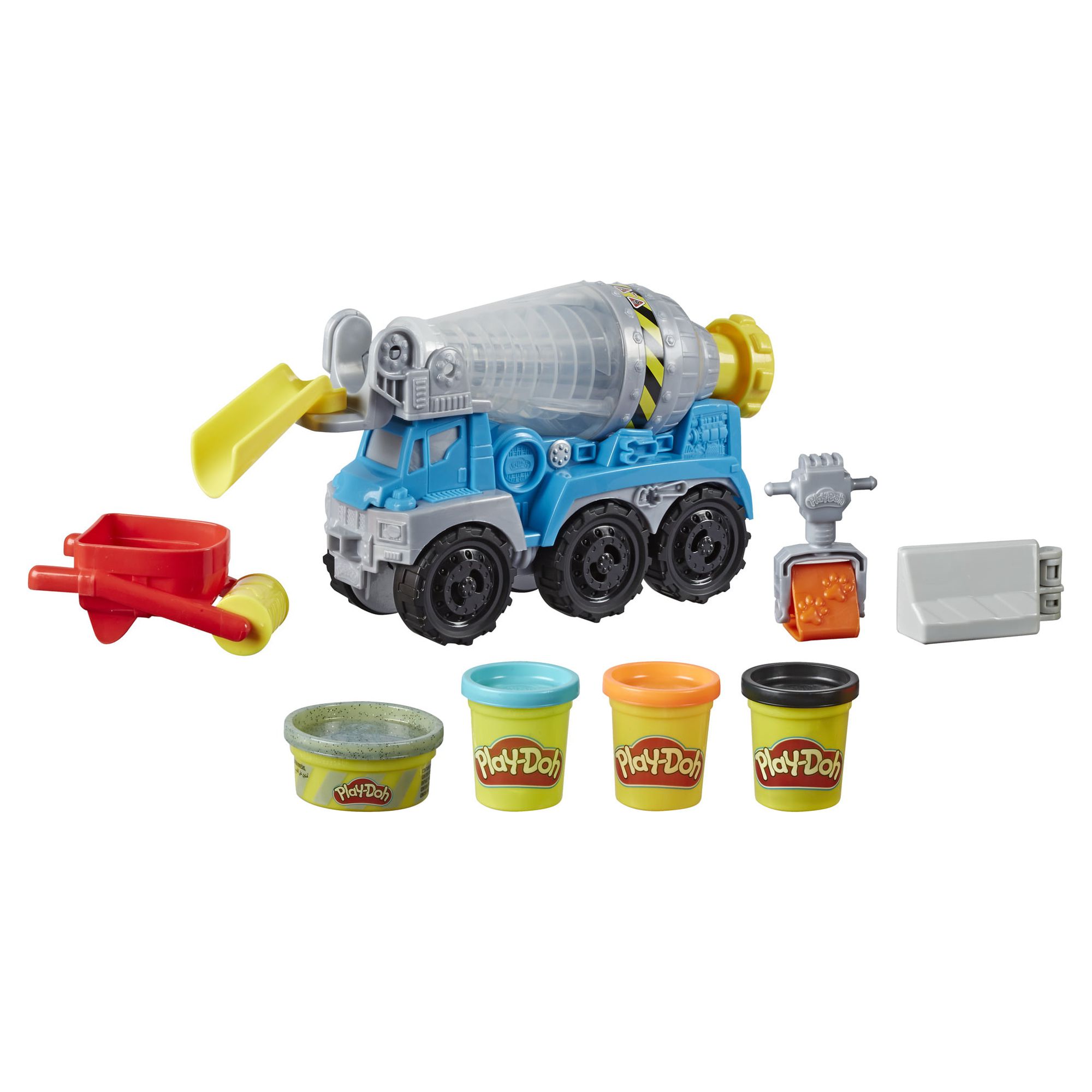 Play-Doh Wheels Cement Truck Play Dough Set - 4 Color (4 Piece) - image 4 of 9