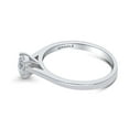 thumbnail image 3 of BERRICLE Sterling Silver Solitaire Wedding Engagement Rings 0.4 Carat Princess Cut Cubic Zirconia CZ Promise Ring for Women, Rhodium Plated Size 7, 3 of 8