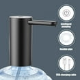 thumbnail image 6 of Mouliraty Portable Water Bottle Pump Desktop Water Bottle Dispenser For 5 Gallon Universal Bottles USB Charging Water Dispenser With Water Pipe For Home Outdoor, 6 of 7