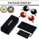 thumbnail image 5 of Gafas de sol Joopin Hippie Round Polarizadas Negro/Rojo UV400, 5 of 5